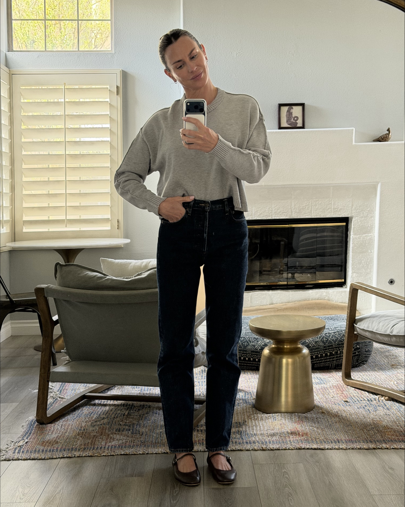 Perfect everyday sweater. It’s casual enough and comfortable enough for that #momlife 

The grey is on sale in limited sizes but there is a chocolate brown and I want it! Linked it here 🤎

#LTKOver40 #LTKmomlife #LTKootd