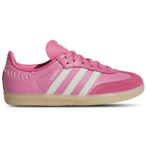 Girls Preschool adidas adidas Samba - Girls' Preschool Shoe Bliss Pink/Off White Size 02.5 | Kids Foot Locker (US)