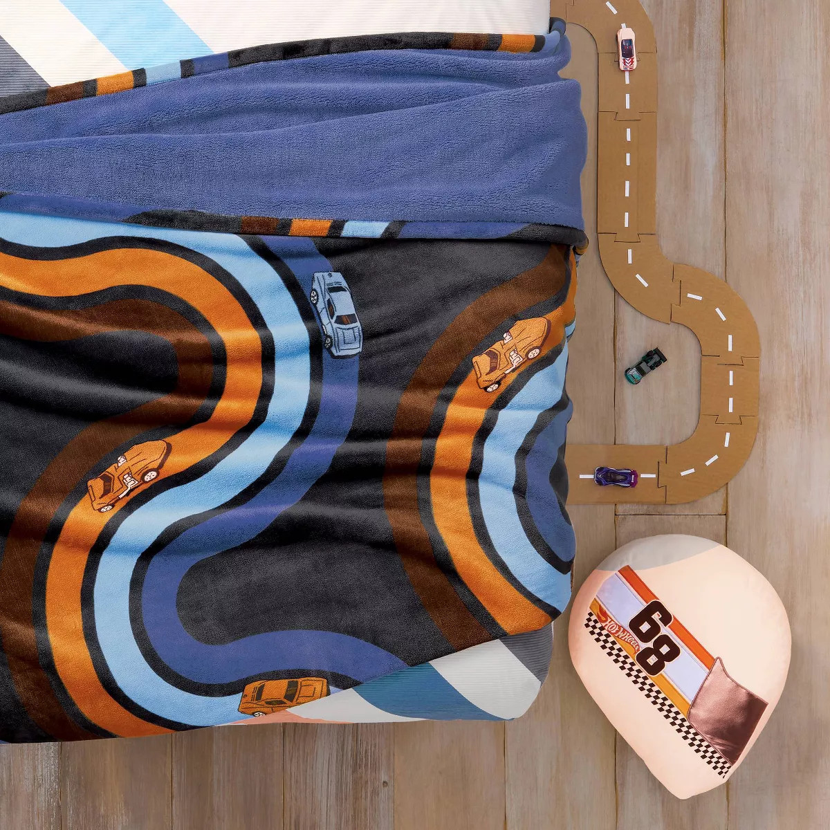 Hot Wheels Soft Racing Helmet with Car Storage Kids' Decorative Throw Pillow - Hot Wheels by Pill... | Target