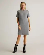 Mongolian Cashmere Short Sleeve Mini Dress | Quince