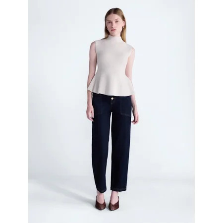Scoop Women s and Women s Plus Sleeveless Mock Neck Sweater Tank  Sizes XS-4X | Walmart (US)