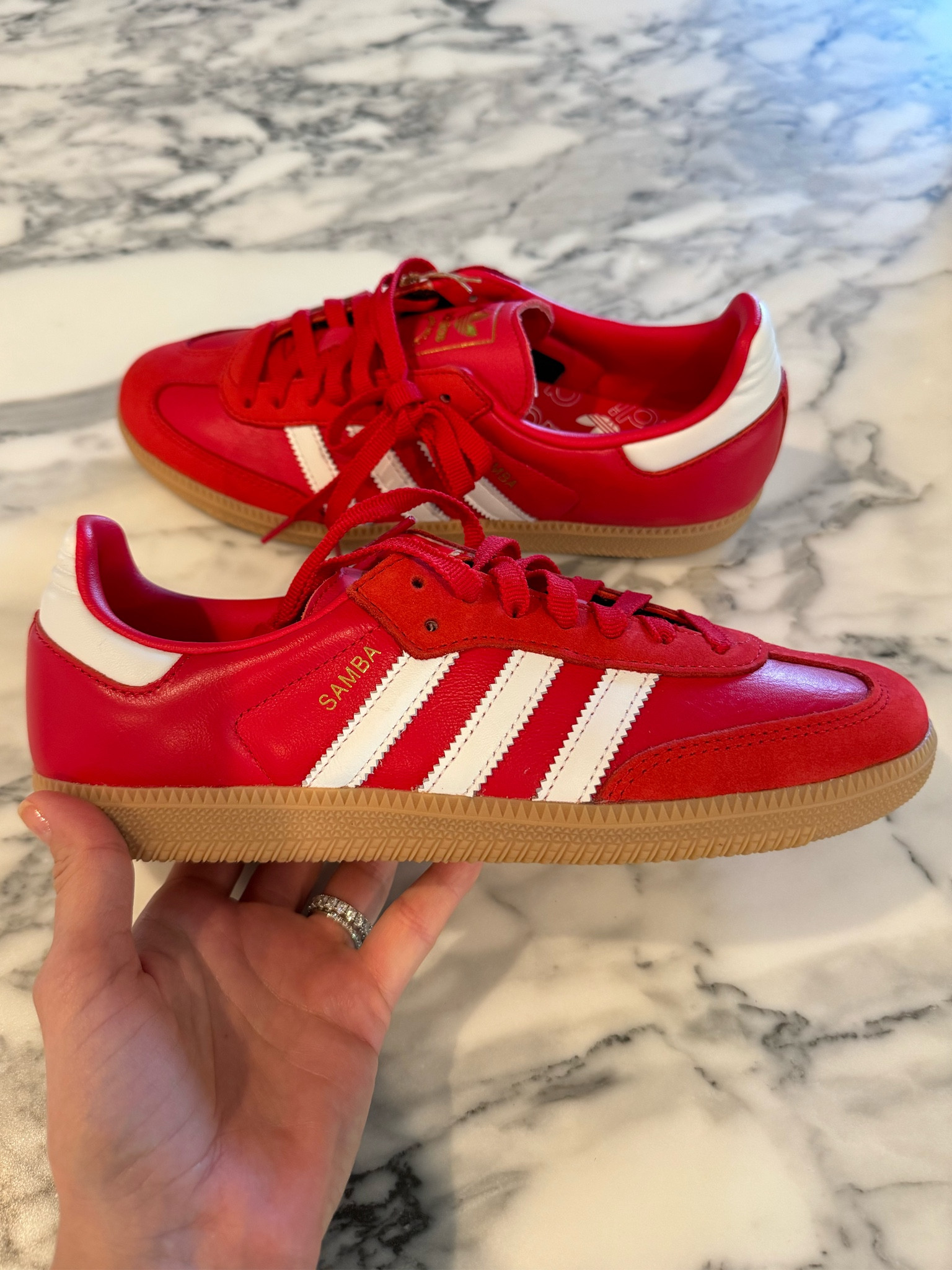 The fall Samba colors are everything but they’re going out of stock quickly.  They run TTS.  I wear between 8.5-9 and 8.5 is perfect.  Coziest shoe ever 

#LTKSeasonal #LTKShoeCrush #LTKStyleTip