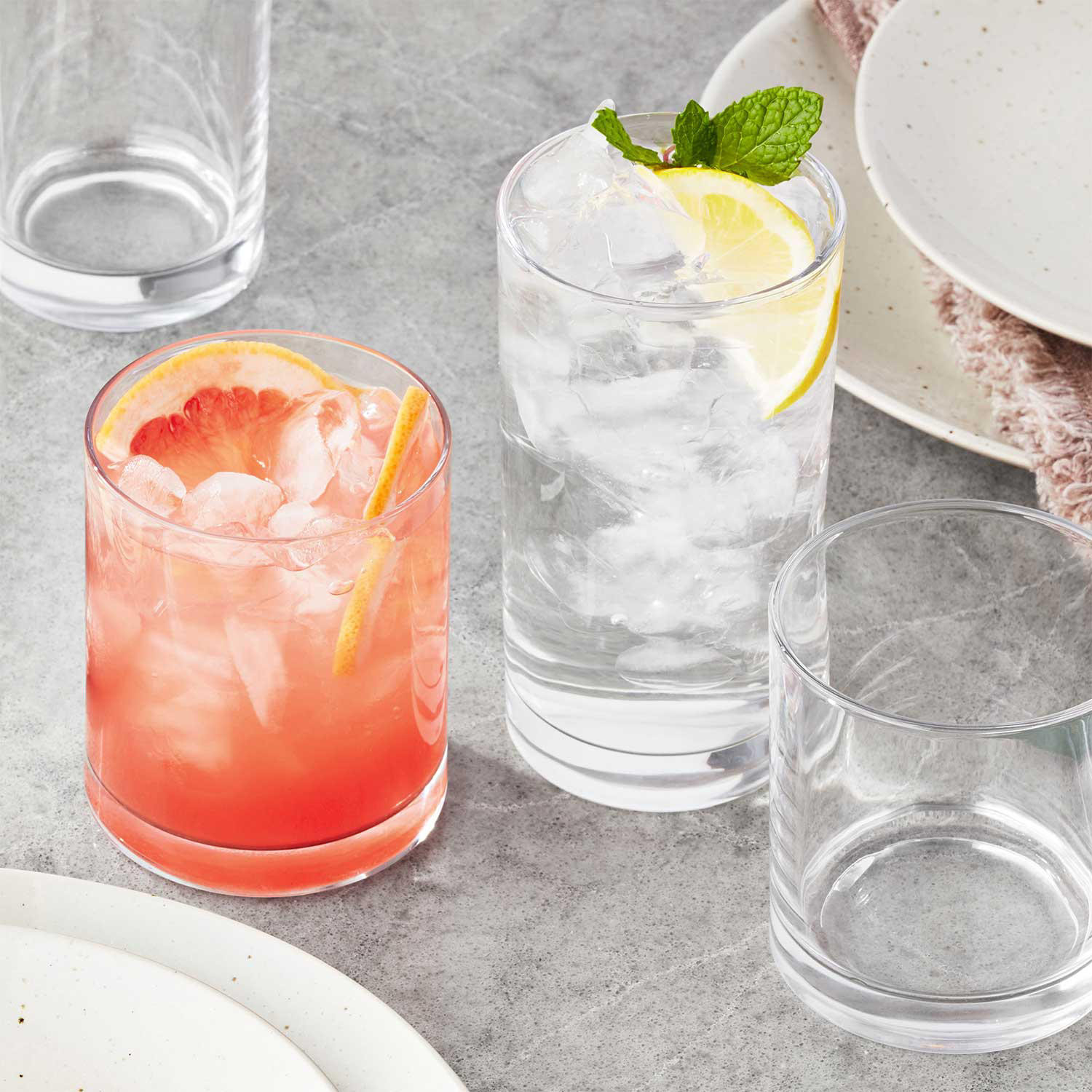 Member's Mark 16-Piece Crystal Drinkware Set (Assorted Colors) | Sam's Club