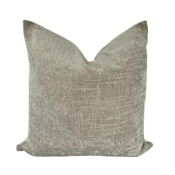 The Grayson L Throw Pillow L Grey Pillow Cover L Neutral Home - Etsy Canada | Etsy (CAD)