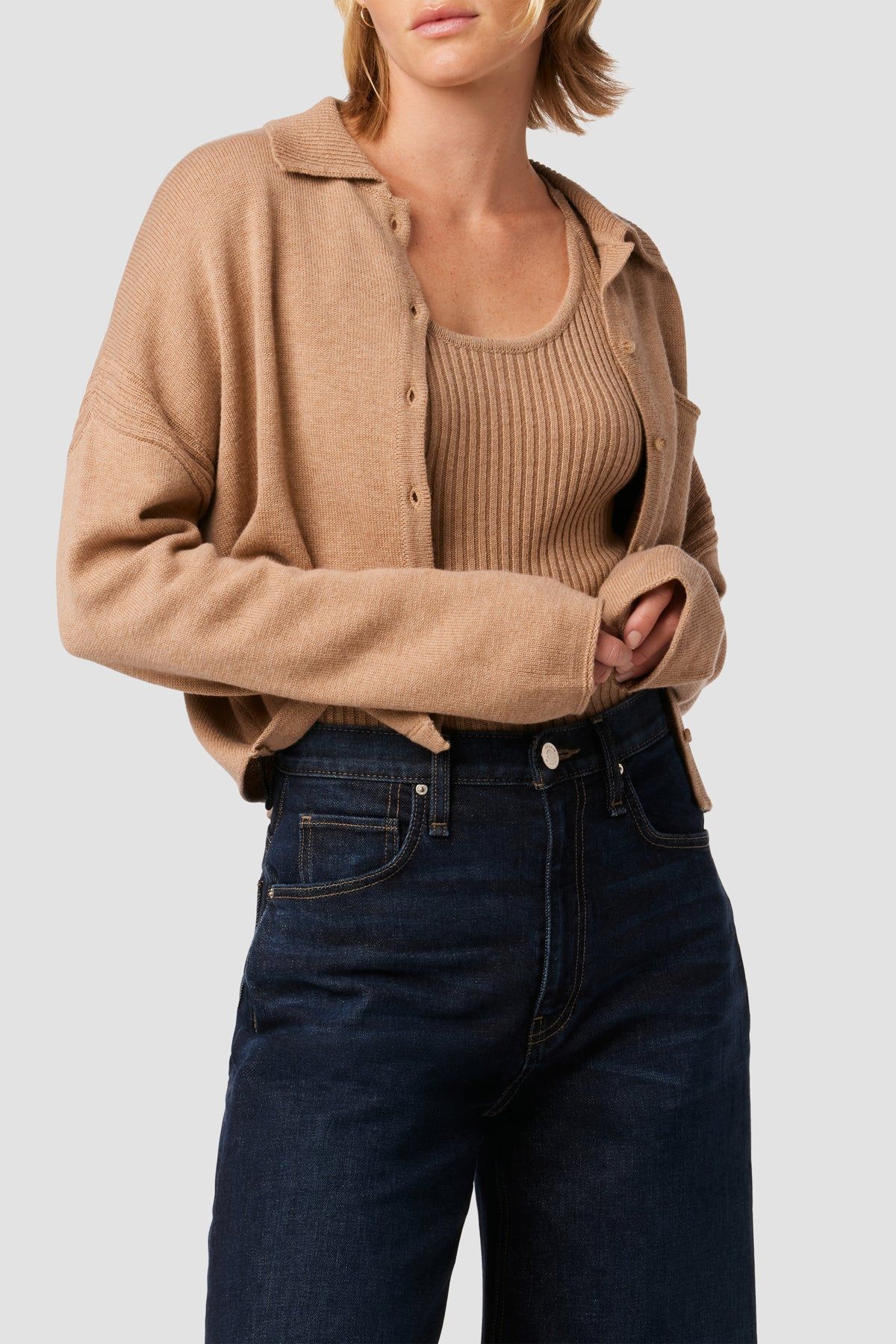 Button Down Sweater | Hudson Jeans