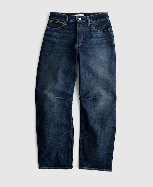 The Darted Barrel-Leg Jean in Comfort Stretch | Madewell