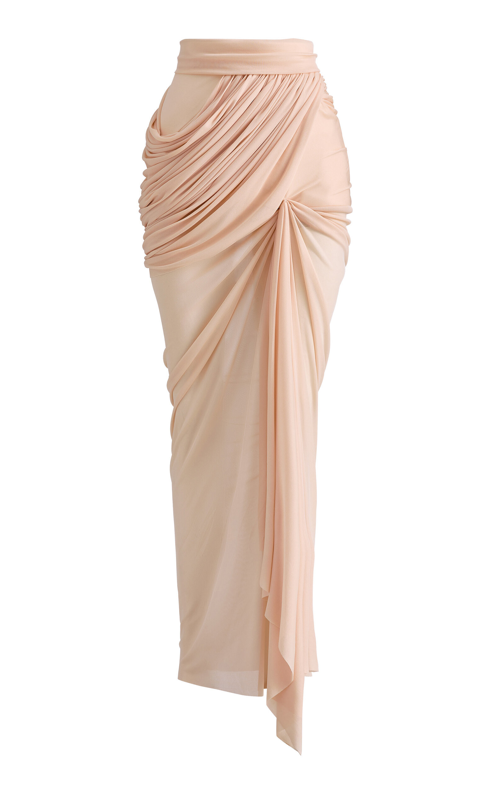 Maticevski - Savour Draped Chiffon Maxi Skirt - Nude - AU 10 - Moda Operandi | Moda Operandi (Global)