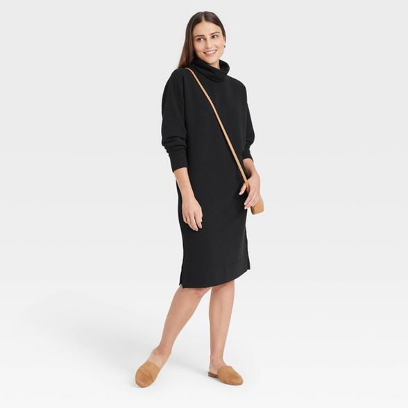 Women's Long Sleeve Knit Dress - A New Day™ | Target