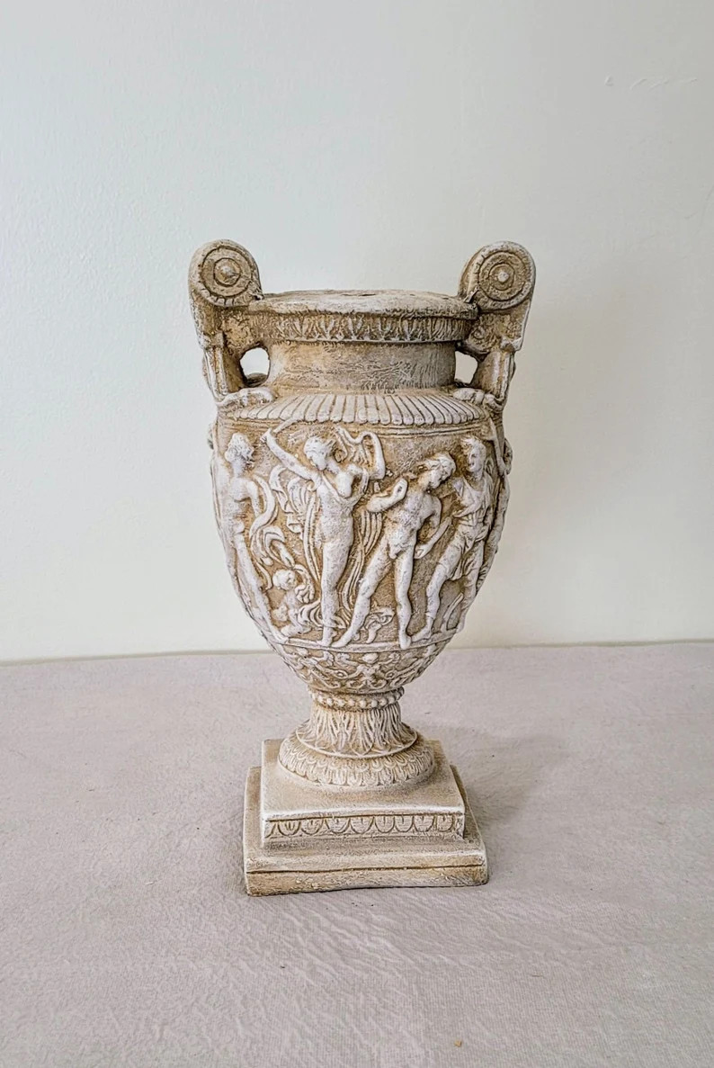 Greek Figurine Urn Vase Antique Reproduction | Etsy (Global)