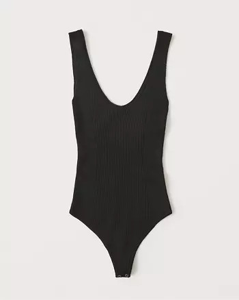 Scoopneck Sweater Bodysuit | Abercrombie & Fitch (US)