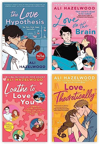 New Release Ali Hazelwood 4 Books Collection Set: The Love Hypothesis, Love on the Brain, Loathe to Love You & Love Theoretically.... | Amazon (US)