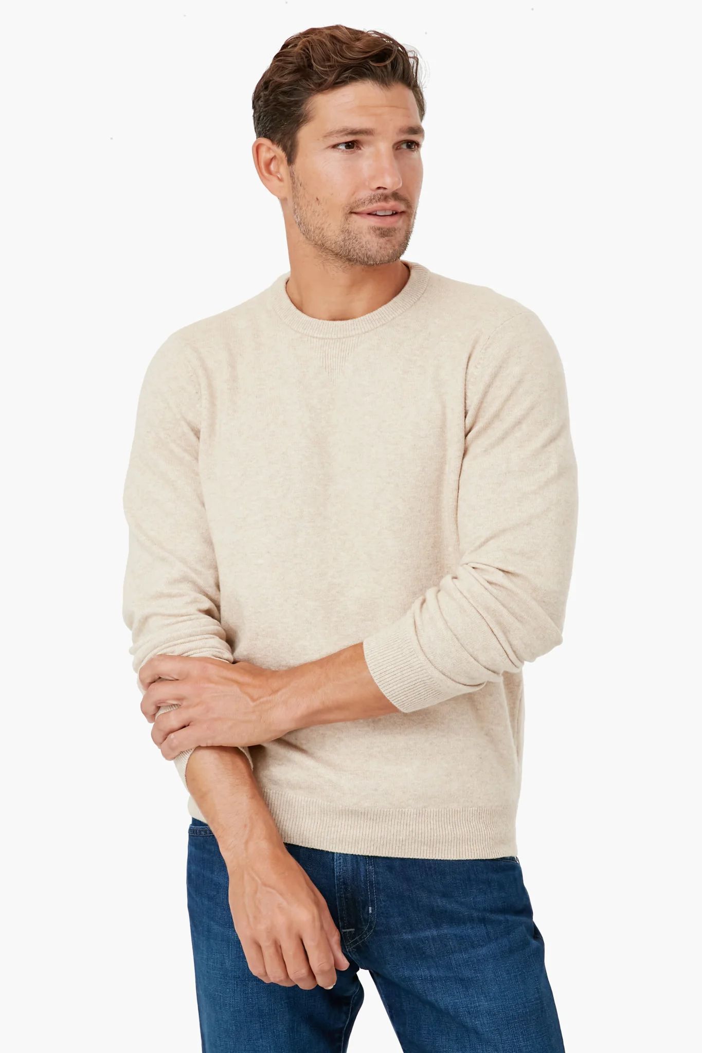 Winter Wheat Jackson Crew Sweater | Tuckernuck (US)