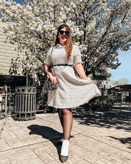 Let’s talk tweed! 

Spring Dress / Tweed / Modest Dress / Mid-Size / Midi Dress / Workwear / Office Outfit / Classic Style / Timeless Looks

#LTKworkwear #LTKfindsunder100 #LTKmidsize