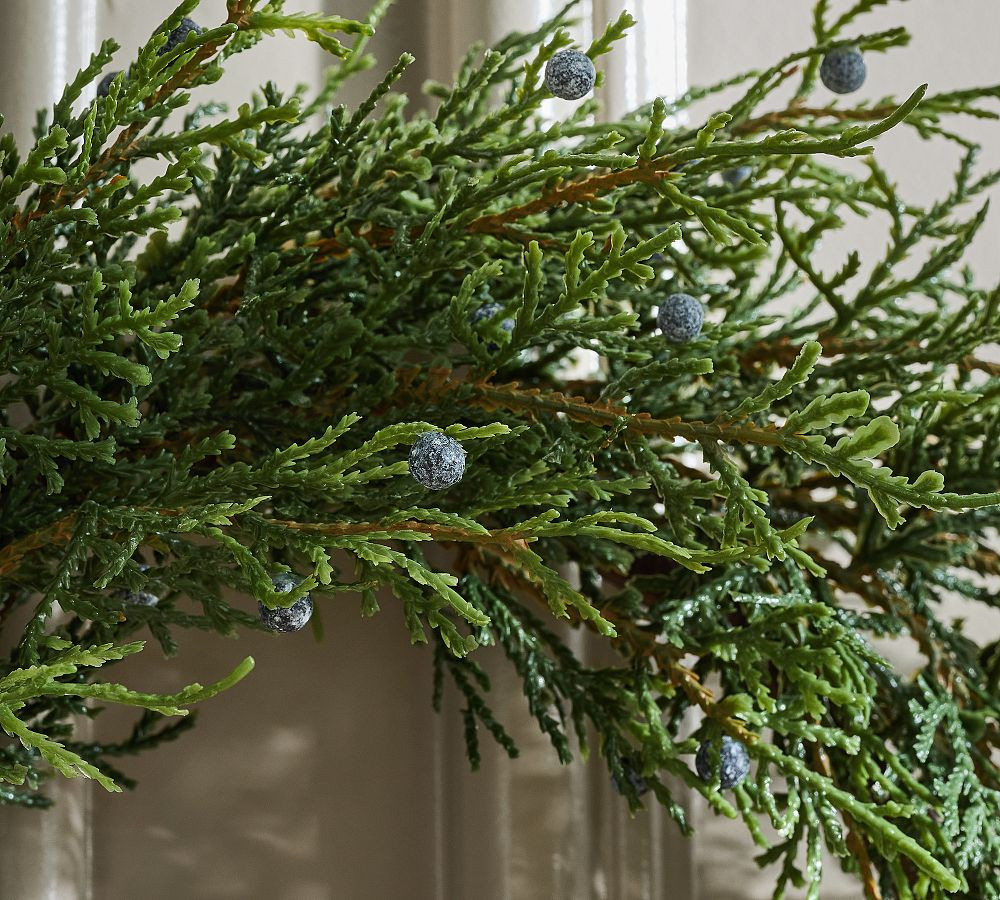 Faux Juniper Berry Mini Wreath | Pottery Barn (US)