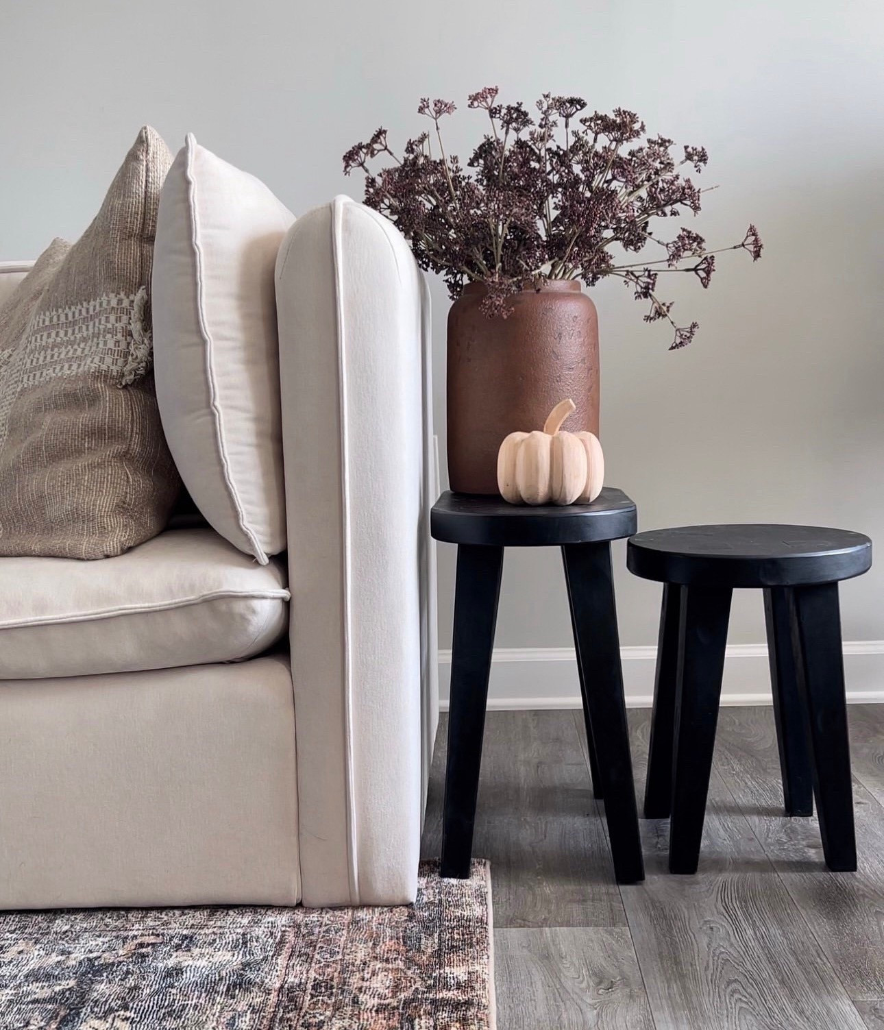 These stools are finally back in stock!! 

#LTKSeasonal #LTKHome #LTKSaleAlert