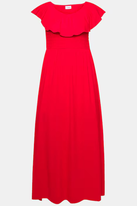 Carmen Neckline Maxi Dress | Ulla Popken - US