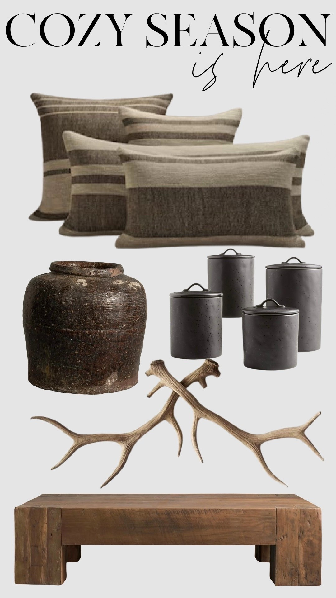 Cozy season is here, and these rustic modern finds set the tone—layered pillows, earthy textures, timeless neutrals, and statement accents that make any space feel warm and inviting. Shop the exact pieces to bring this organic, rustic modern style into your home this fall and beyond.

#LTKFindsUnder50 #LTKFindsUnder100 #LTKHome