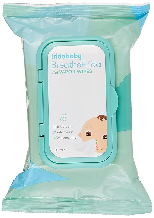Breathefrida Vapor Wipes for Nose or Chest by Frida Baby 30 Count (Pack of 1) | Amazon (US)