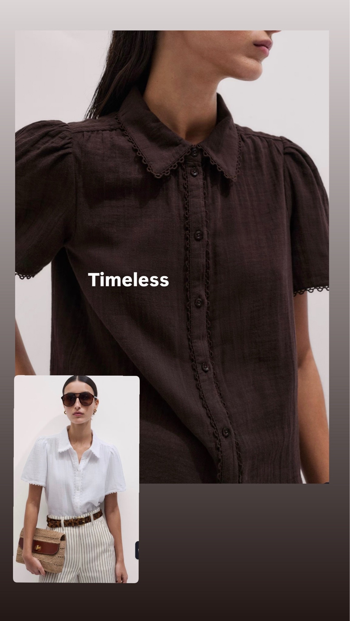 This cheesecloth top is the heatwave solution you need for smart or casual.

#LTKsummer #LTKstyletip #LTKover50style