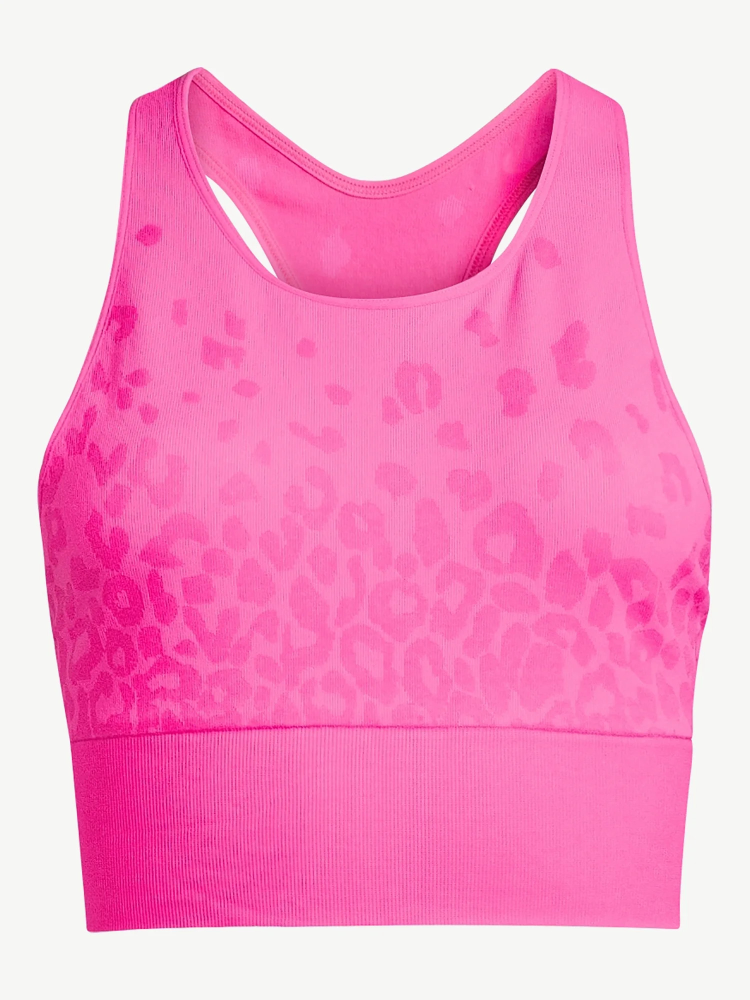 Sofia Active by Sofia Vergara Women’s Seamless Animal Print Sports Bra, Low Impact - Walmart.co... | Walmart (US)