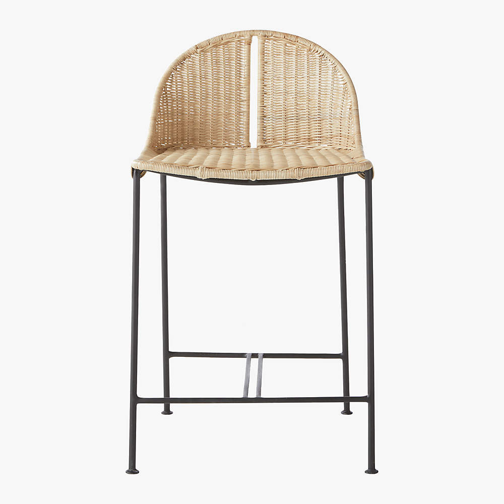 Cesta Rattan Counter Stool + Reviews | CB2 | CB2