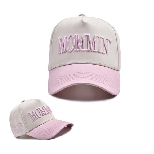 Mommin Trucker Hat,Vintage Two-Tone Women's Baseball Cap with Mommin Embroidery AdjustableHat for... | Amazon (US)