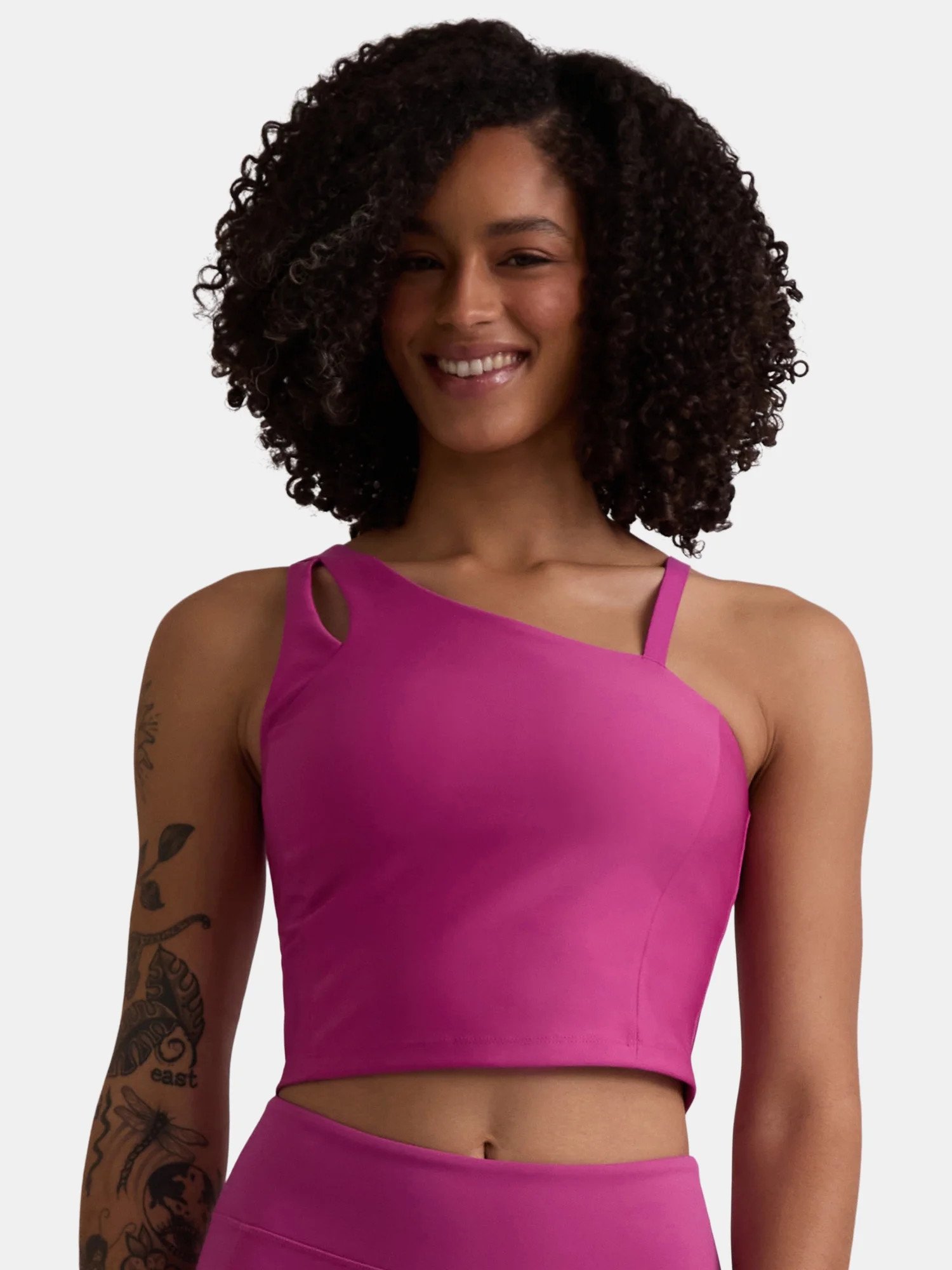 Avia Women's Shine Asymmetrical Bra Tank, Sizes XS-XXXL | Walmart (US)
