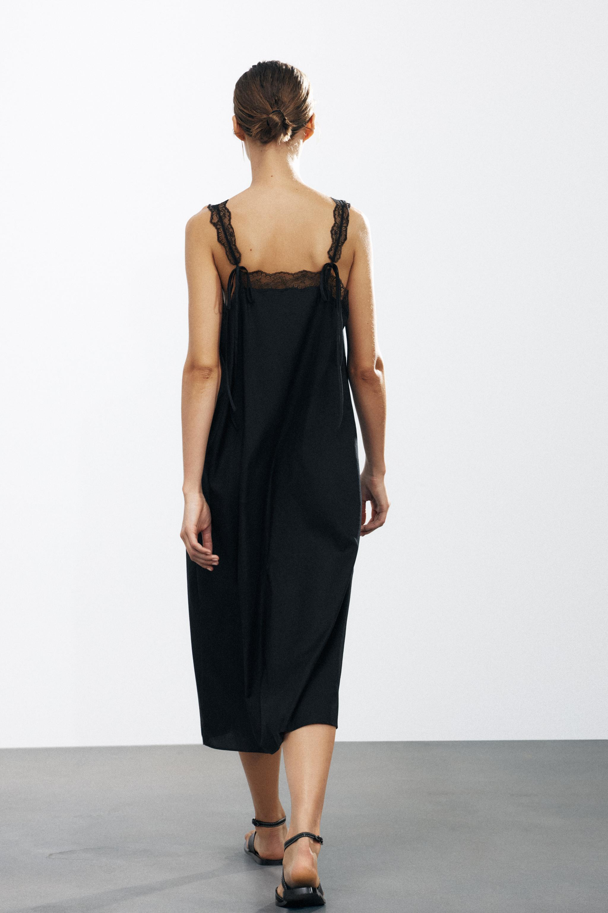 LACE MIDI DRESS ZW COLLECTION | Zara US