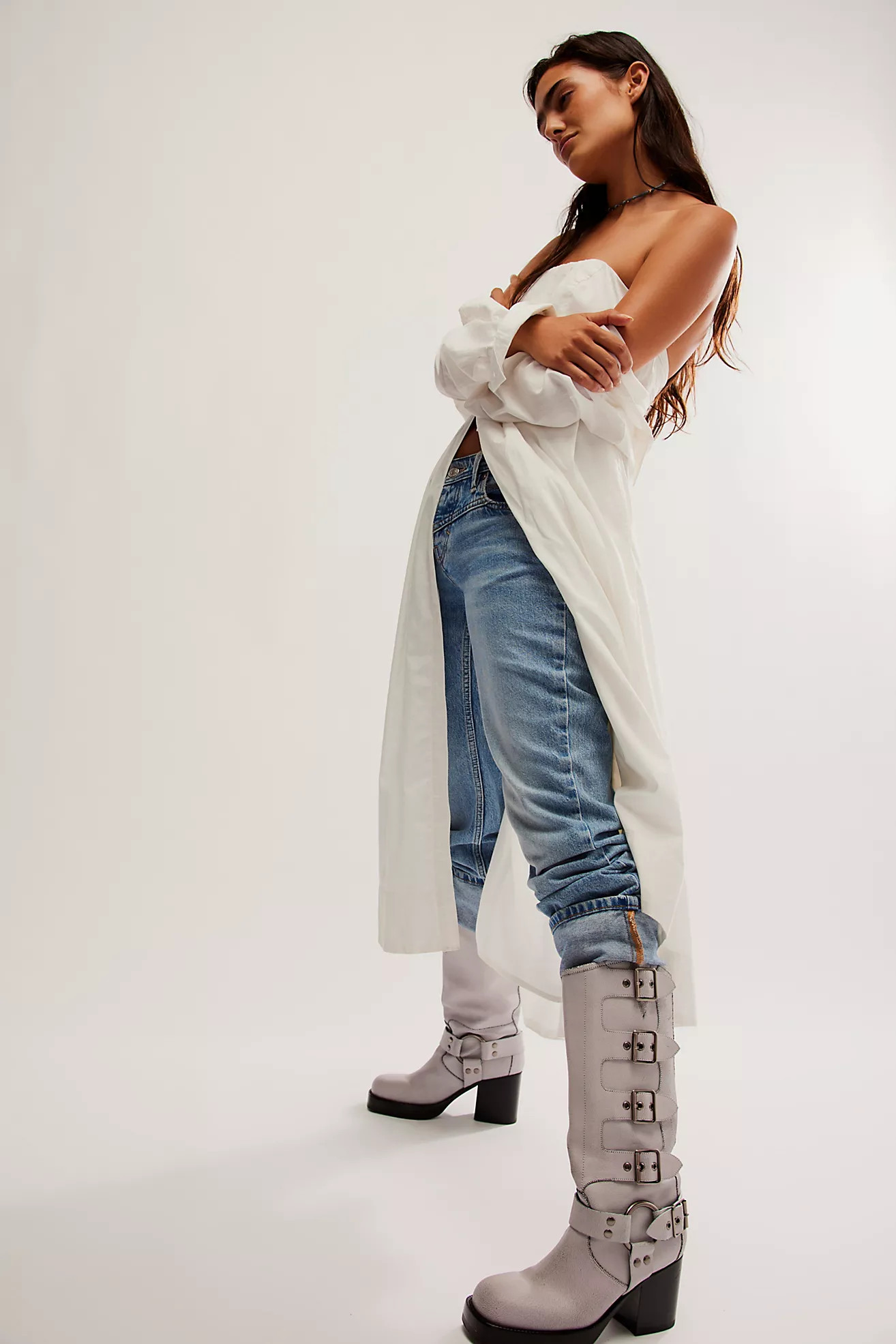 Buckle Up Baby Moto Boots | Free People (Global - UK&FR Excluded)