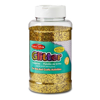 Charles Leonard Creative Arts by Charles Leonard Glitter, 16 oz. Bottle, Gold | Target