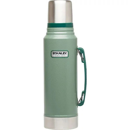 STANLEY Classic Vacuum Bottle, Green/Silver | Walmart (US)