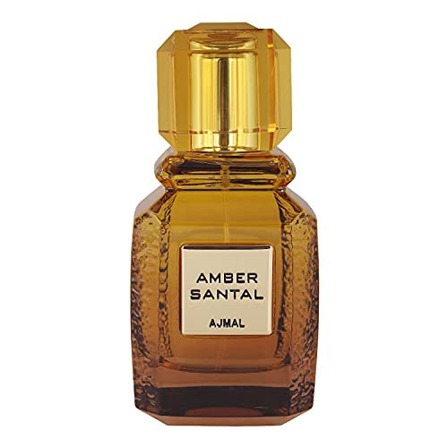 Ajmal Amber Santal Eau de Parfum 3.4 oz / 100 ml – Unisex Spicy, Woody & Ambery Fragrance with Sandalwood, Incense & Nutmeg | Long-Lasting Luxury from Dubai | Amazon (US)