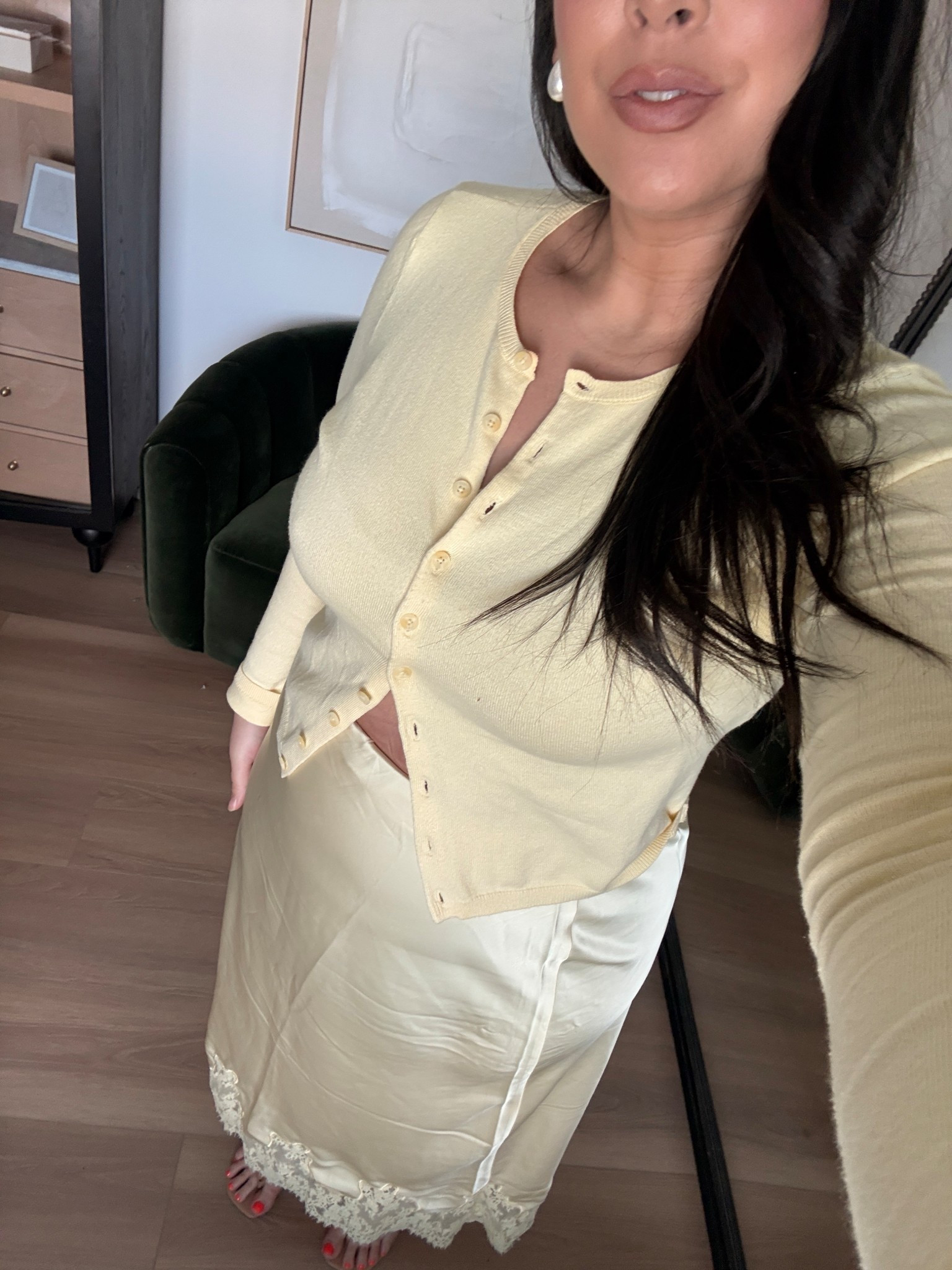 Midsize spring outfit 
Size xxl skirt (could size down to xl) code bonnie20
Sweater size xl 

#LTKMidsize #LTKootd