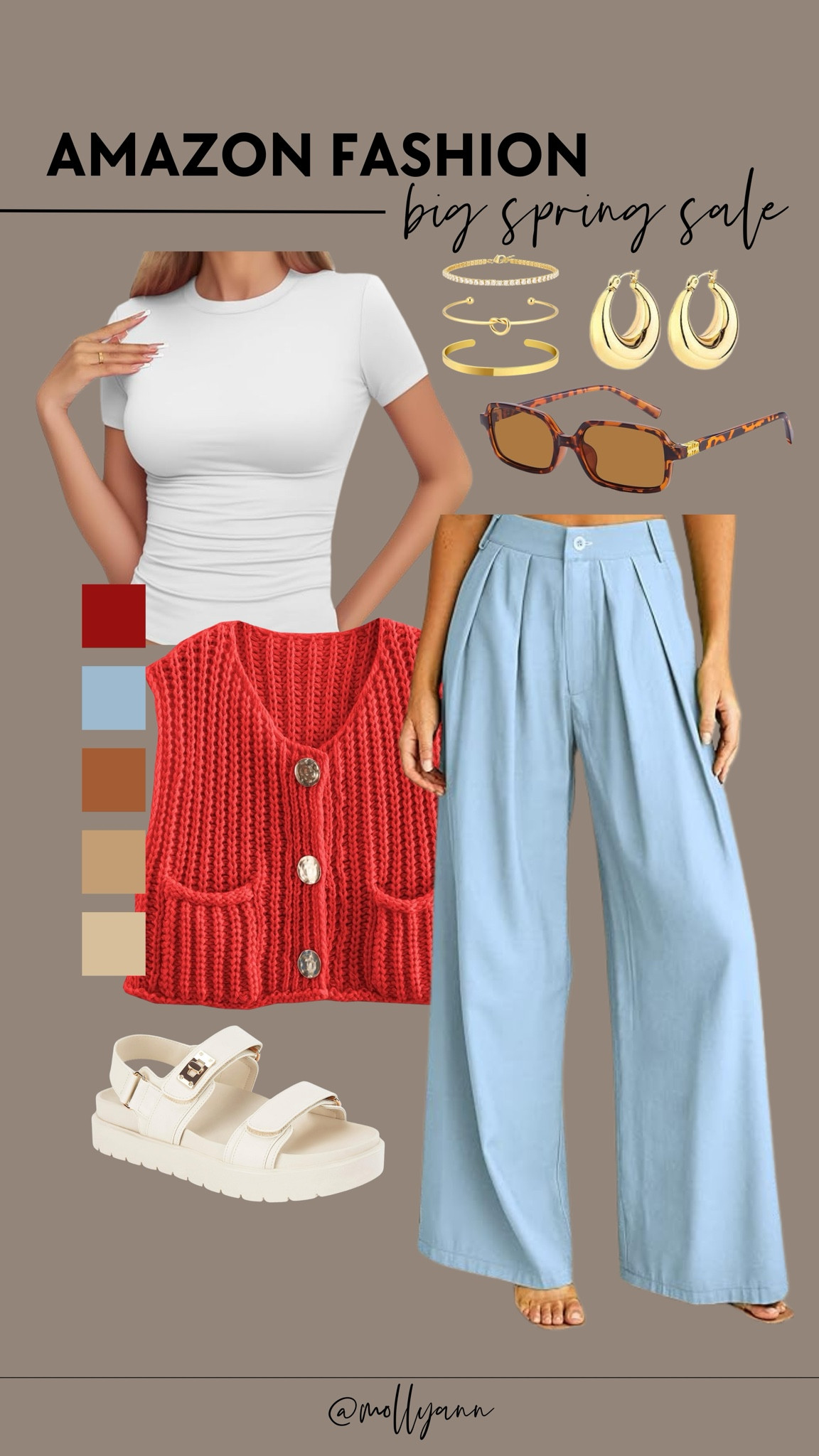 Amazon - Big Spring Sale! 🌺 
Cute outfit to dress up or down. Pants only $27 and come in so many colors. 

#LTKStyleTip #LTKFindsUnder50 #LTKSaleAlert