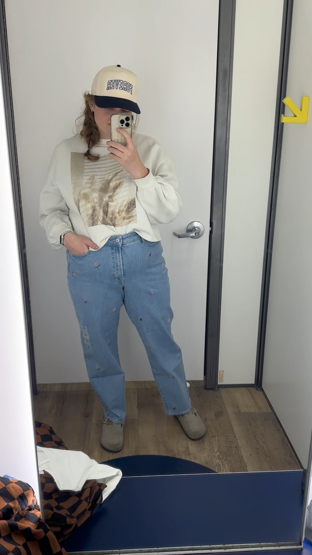 The cutest embroidered jeans for spring! 

#LTKMidsize #LTKFindsUnder50