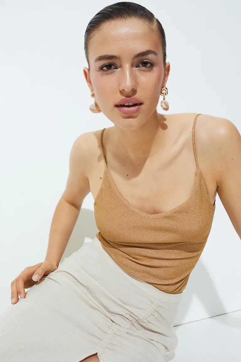 Ribbed Thong Bodysuit | H&M (US + CA)