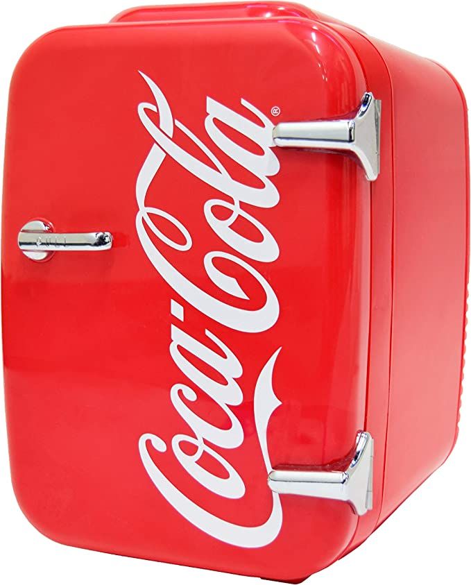 Cooluli Retro Coca-Cola Mini Fridge for Bedroom - Car, Office Desk & College Dorm Room - 4L/6 Can... | Amazon (US)