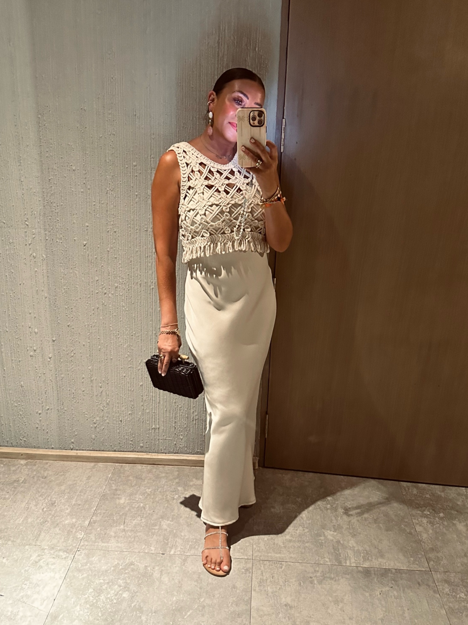 river island cream crochet dress River Island crochet mini dress in cream