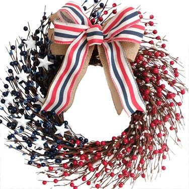 18 Inches Natural Berry Wreath for Memorial Day DecorationItem # 336163516153380864Sold and shipp... | Michaels Stores