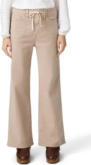 Ari Drawstring High Waist Wide Leg Pants | Nordstrom