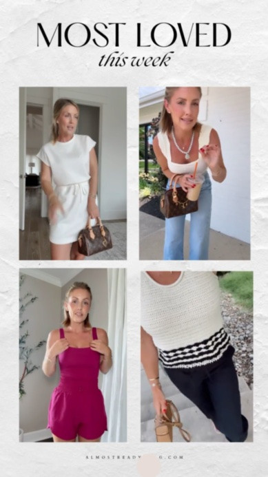 These bestselling outfits were the most loved picks of the week. Summer outfit inspiration, casual everyday style, athleisure style, effortless chic outfit, vacation outfit ideas, elevated wardrobe basics, summer fashion, chic outfits, everyday style, vacation looks, trending outfits

#LTKootd #LTKActive #LTKPetite