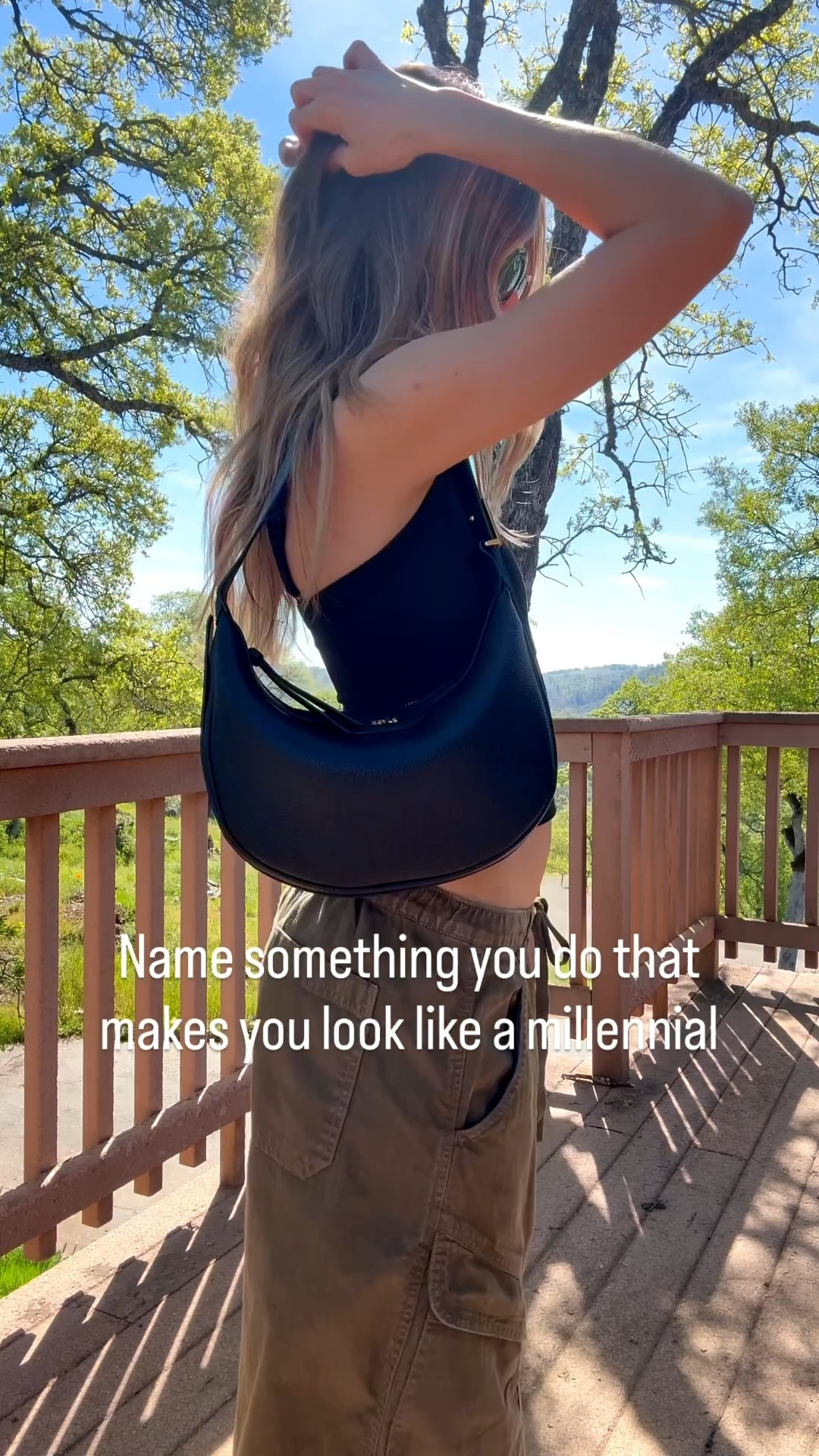 Always with the peace signs 😆 I grabbed these pants from Urban Outfitters and I think I owned the same ones in high school school. Comment NEED for all the deets shop!
.
.
Millennial mom, millennial mom style millennial, mom, fashion, casual outfits, everyday outfits, baggy, jeans, baggy, cargo pants, cargo pants, outfit, urban outfitters style
.
.

#freepeopleamazon #millennialmomstyle #everydaystyle #everydayfashion #weekendoutfits