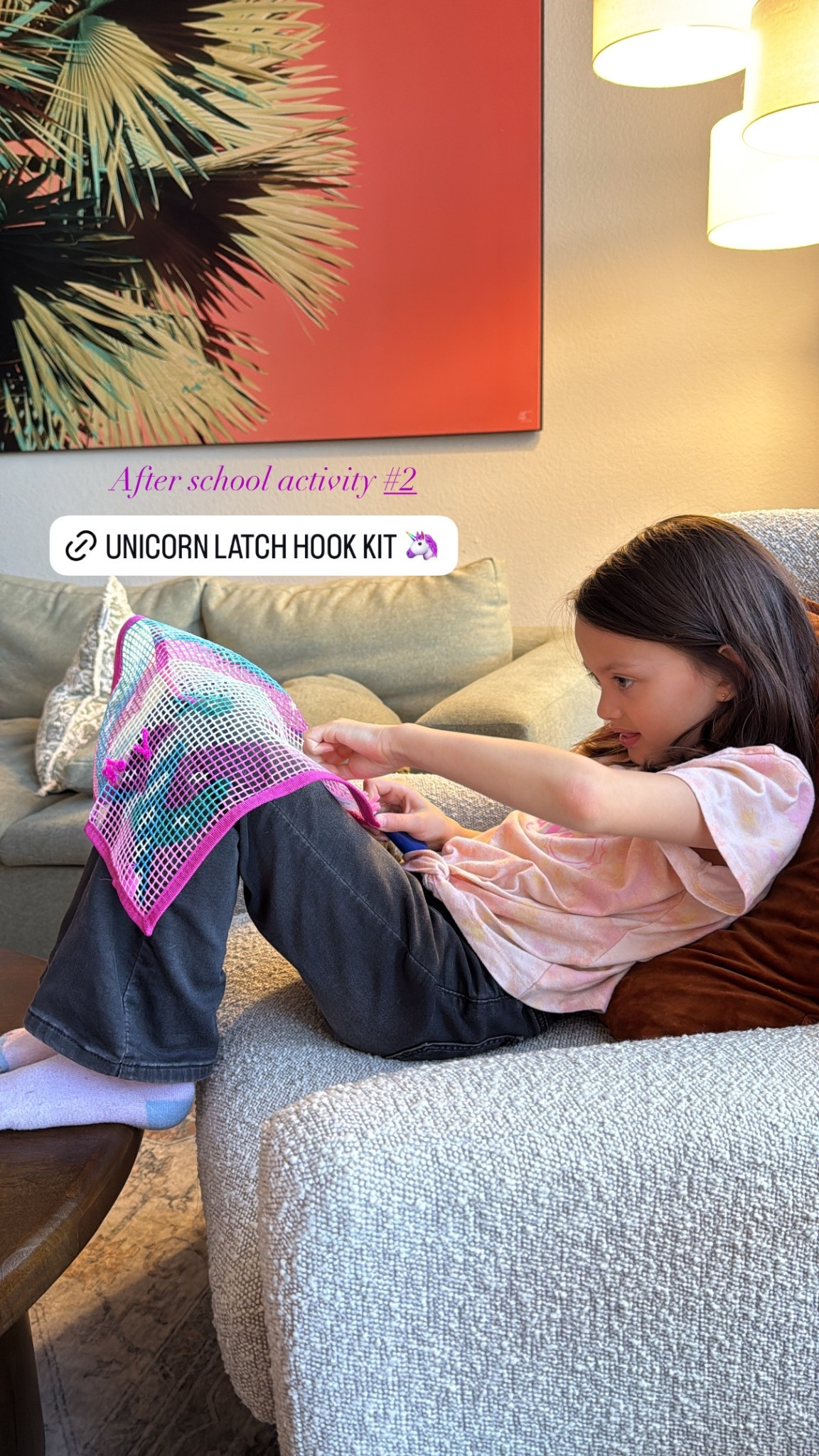 Fun activity for kids 6+ latch hook art!

#LTKKids