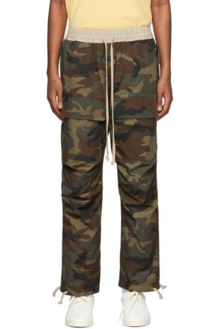 Khaki Camouflage Cargo Pants | SSENSE