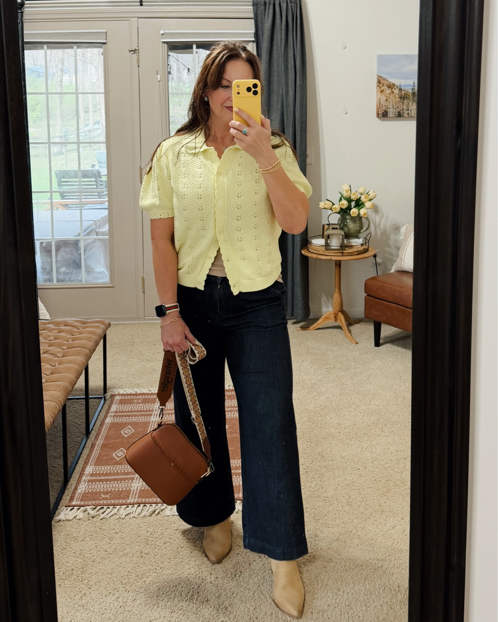 The cutest lightweight spring short sleeve sweater. Also available in white. Would look cute over a spring/summer sundress. 
Size: large for oversized look/medium for fitted look

Cotton Pointelle Cardigan Sweater with Short Sleeves, Lightweight, Sizes XS-4X

spring outfits 2026 | date night outfits | Easter outfits | plus size fashion 

#LTKMidsize #LTKOver40 #LTKWorkwear