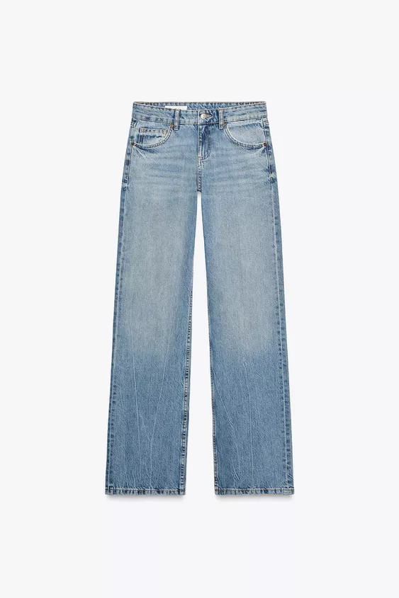 JEANS TRF WIDE LEG MIT NIEDRIGEM BUND | Zara DE