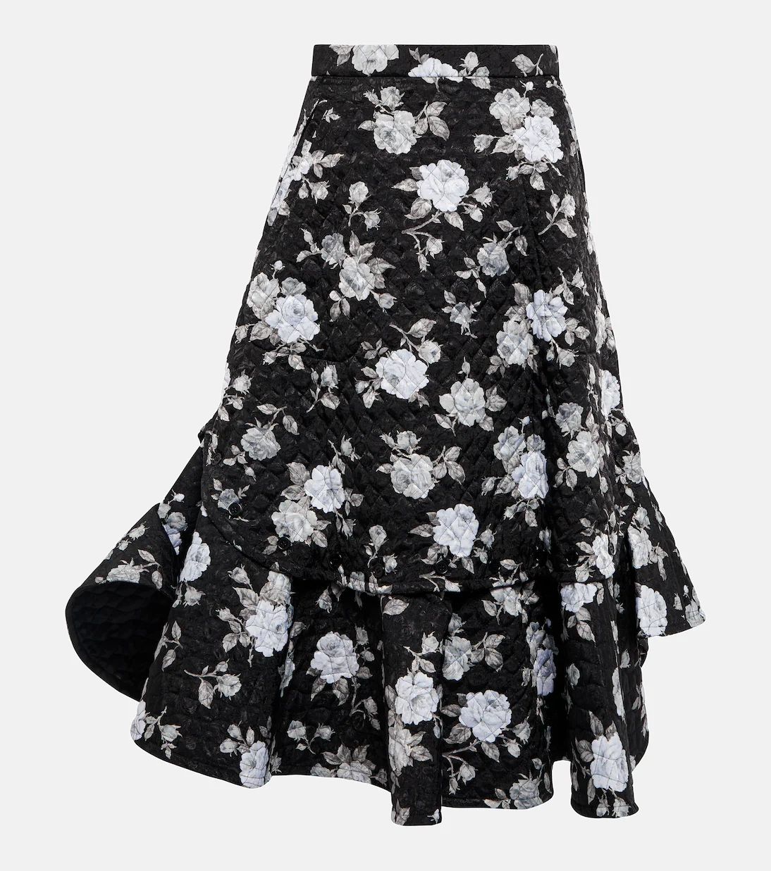 Floral quilted midi skirt | Mytheresa (UK)