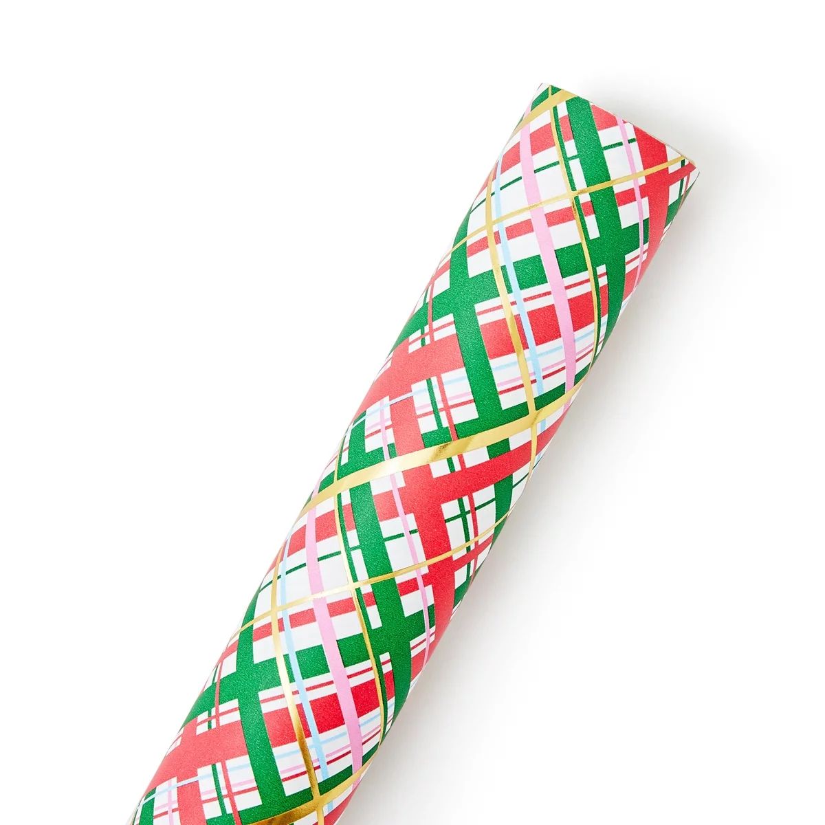 Packed Party "Mad for Plaid" Premium Gift Wrap, Christmas;; Green, Red, Gold;; 30 Square Feet - W... | Walmart (US)