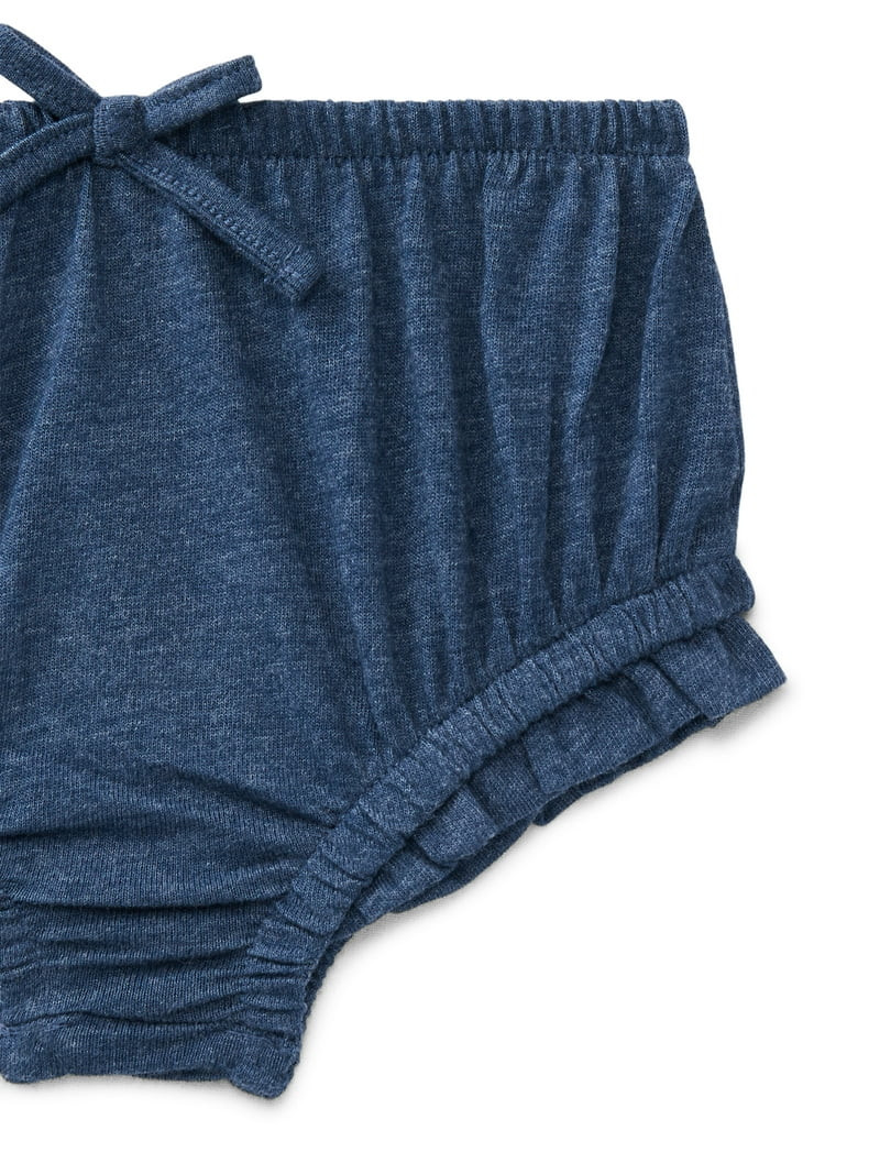 Wonder Nation Baby Girl Bloomer Shorts, Sizes 0-24 Months | Walmart (US)