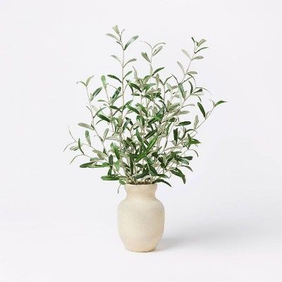 Artificial Olive Leaf Arrangement - Threshold™ designed with Studio McGee | Target